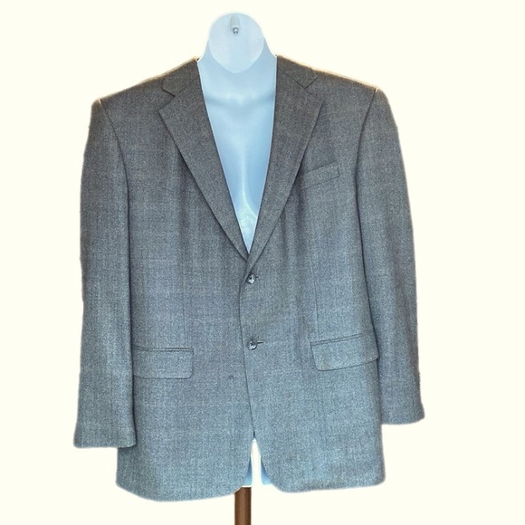 Oscar De La Renta Blazer wool & cashmere blend blazer 46 Regular - Picture 3 of 13